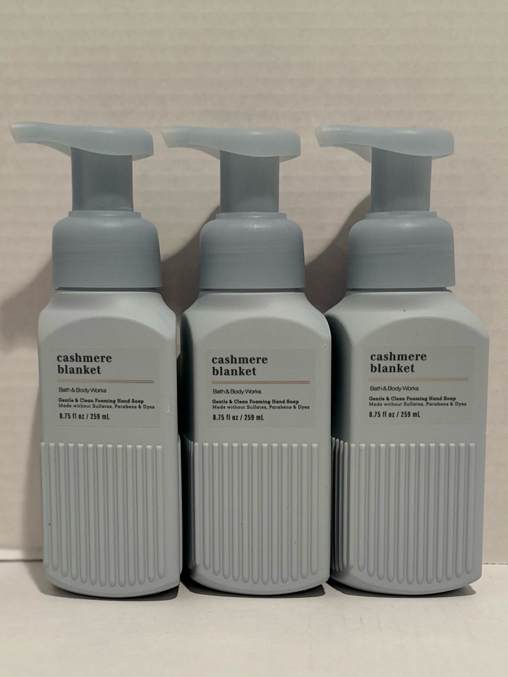 Bath & Body NEW (3) Cashmere Blanket Foaming Hand Soaps